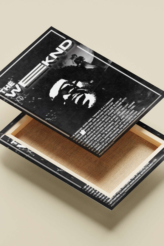 The Weeknd (real name Abel Tesfaye) The Weeknd - Iconic Pop Star Poster