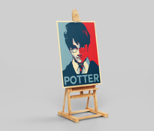 Harry Potter Pop Art "POTTER" Iconic Character Print - Hope Style Fan Art Poster