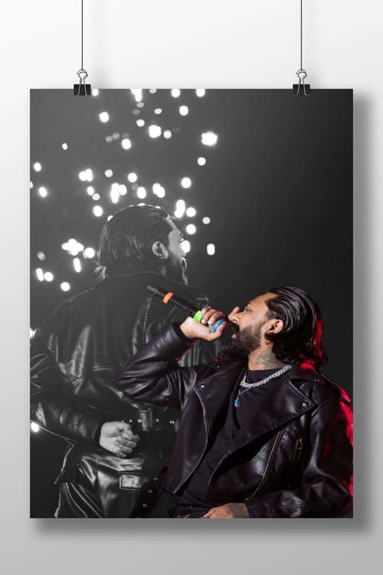 Daddy Yankee Main Subject: Daddy Yankee Matte BoizzBoard rigid print — Desi Hip Hop wall art India | PosterBoizz