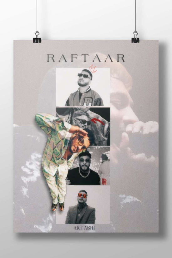 Raftaar - Iconic Crime Lord Pop Art Poster