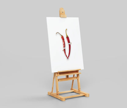 Seedhe Maut – TT/SHUTDOWN Cover Art Poster | Minimalist Red Chili Design for Desi Hip-Hop Fans