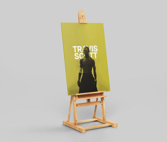 Travis Scott Minimal Poster | Bold Rap Wall Art for Music Fans