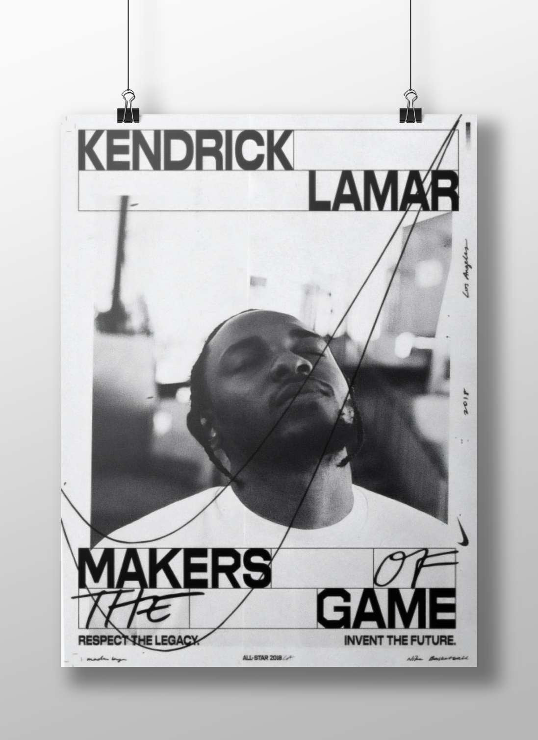 Kendrick Lamar - Legend Pop Art Poster