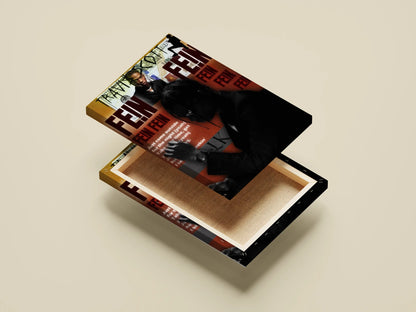 Travis Scott FE!N Poster | UTOPIA Album Art Print | Rage Aesthetic Hip-Hop Decor