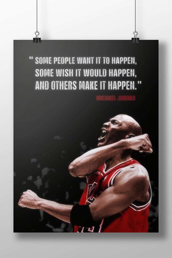 Michael Jordan - Iconic Legend Poster
