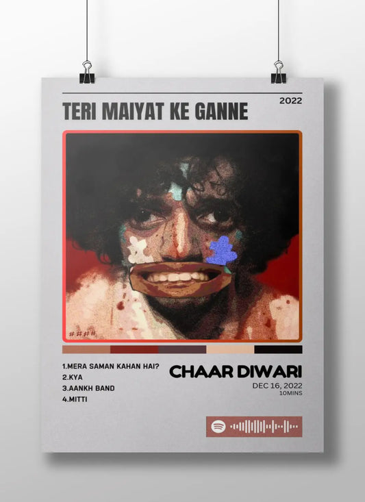 CHAAR DIWARI "Teri Maiyat Ke Ganne" Album Art