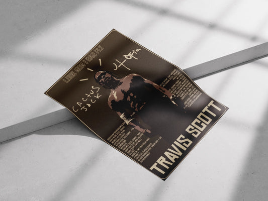 Travis Scott “Look Mom I Can Fly” Poster | Cactus Jack Hip-Hop Art Print