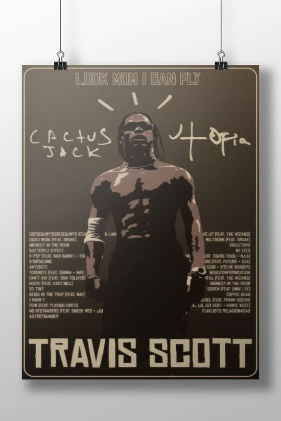 Travis Scott - Stylized Poster