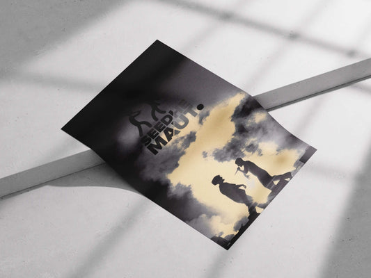 Seedhe Maut Silhouette Poster – Desi Hip-Hop Performance Wall Art | Underground Rap Culture Print