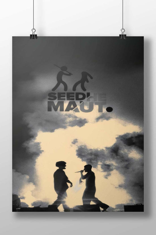 Seedhe Maut (Indian film) Seedhe Maut - Raw Emotion Vintage Poster