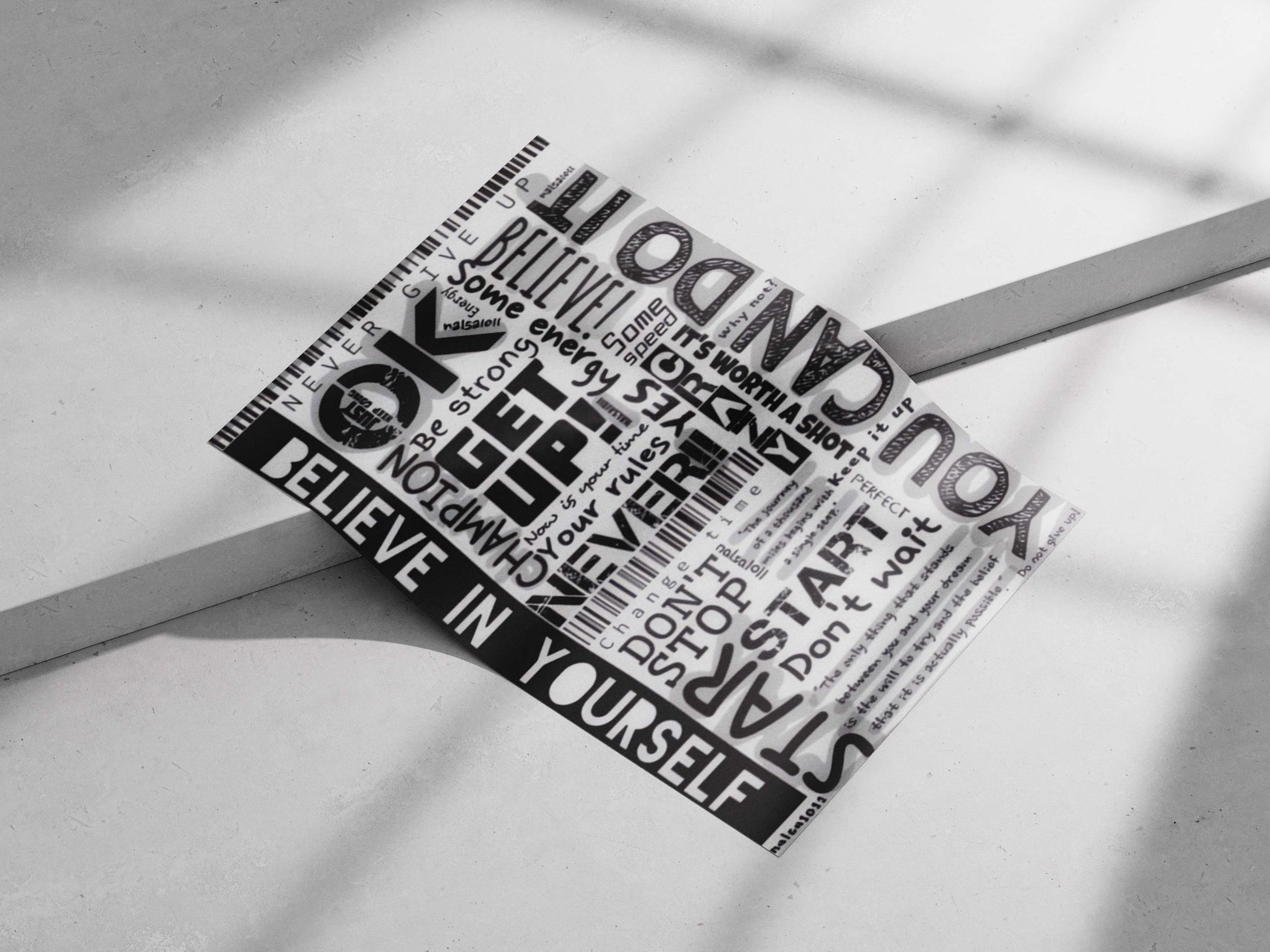 Don'T Stop - Endure Perseverance Poster