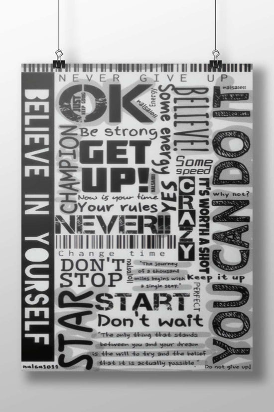 Don'T Stop - Endure Perseverance Poster