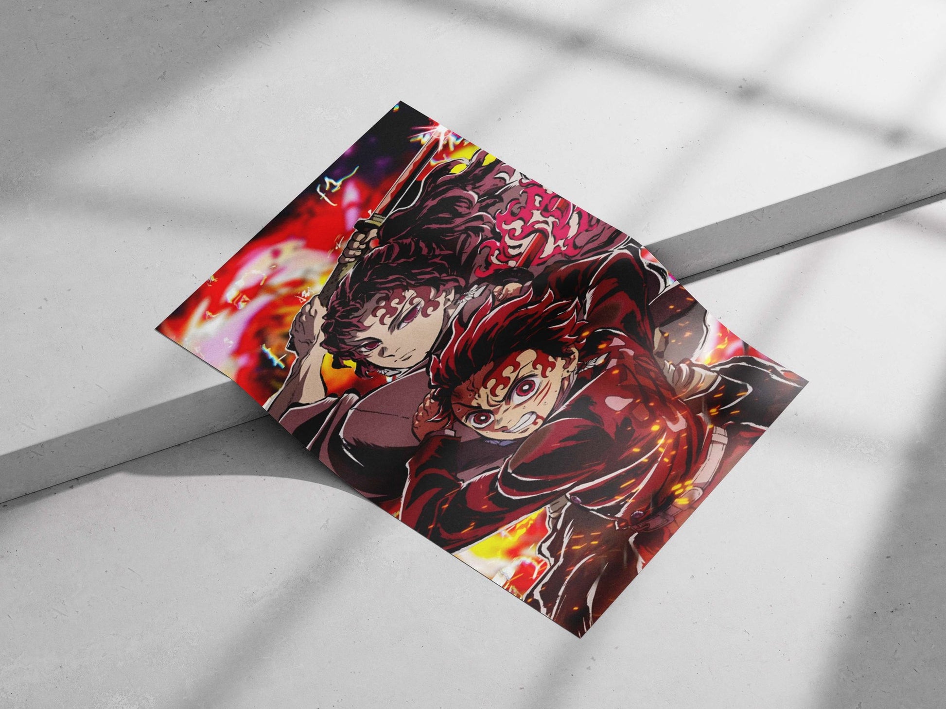 Tanjiro Kamado and Nezuko Kamado from Demon Slayer Tanjiro And Nezuko - Strength And Sacrifice