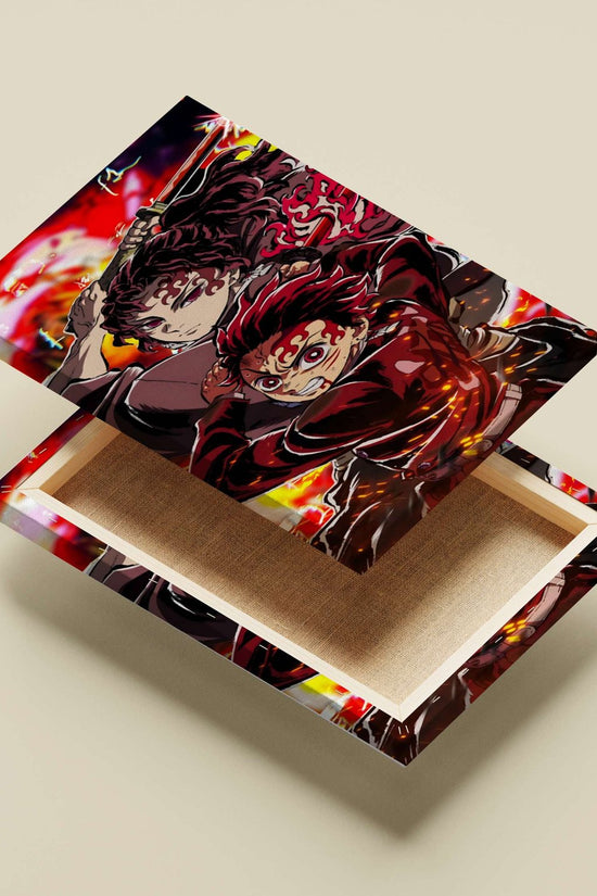 Tanjiro Kamado and Nezuko Kamado from Demon Slayer Tanjiro And Nezuko - Strength And Sacrifice