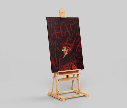 Death Note Light Yagami "HA!" Maniacal Laugh Anime Poster - Kira Psychological Thriller Art Print