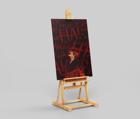 Death Note Light Yagami "HA!" Maniacal Laugh Anime Poster - Kira Psychological Thriller Art Print