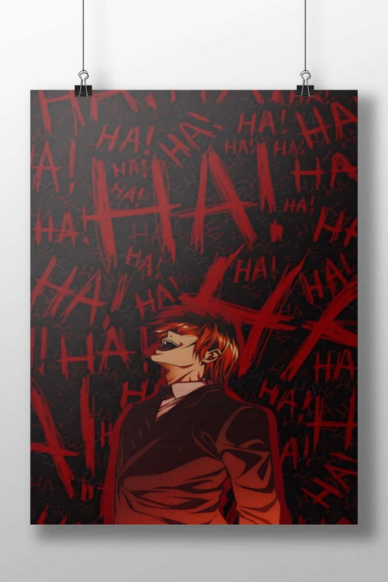 Kanji from Baccano! (Japanese anime series) Kanji From Baccano! - Action Hero Poster