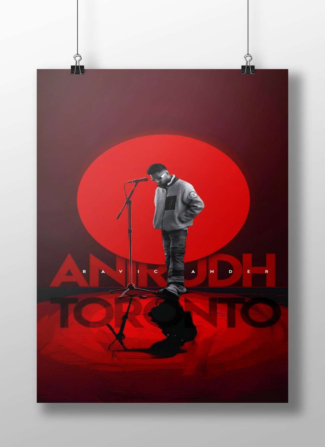 Anirudh Main Subject: Anirudh Matte BoizzBoard rigid print — Bollywood wall art India | PosterBoizz