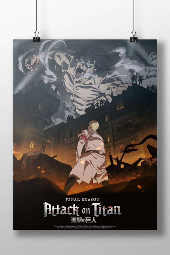 Colossal Titan (Attack on Titan) Eren Yeager - Colossal Titan Poster