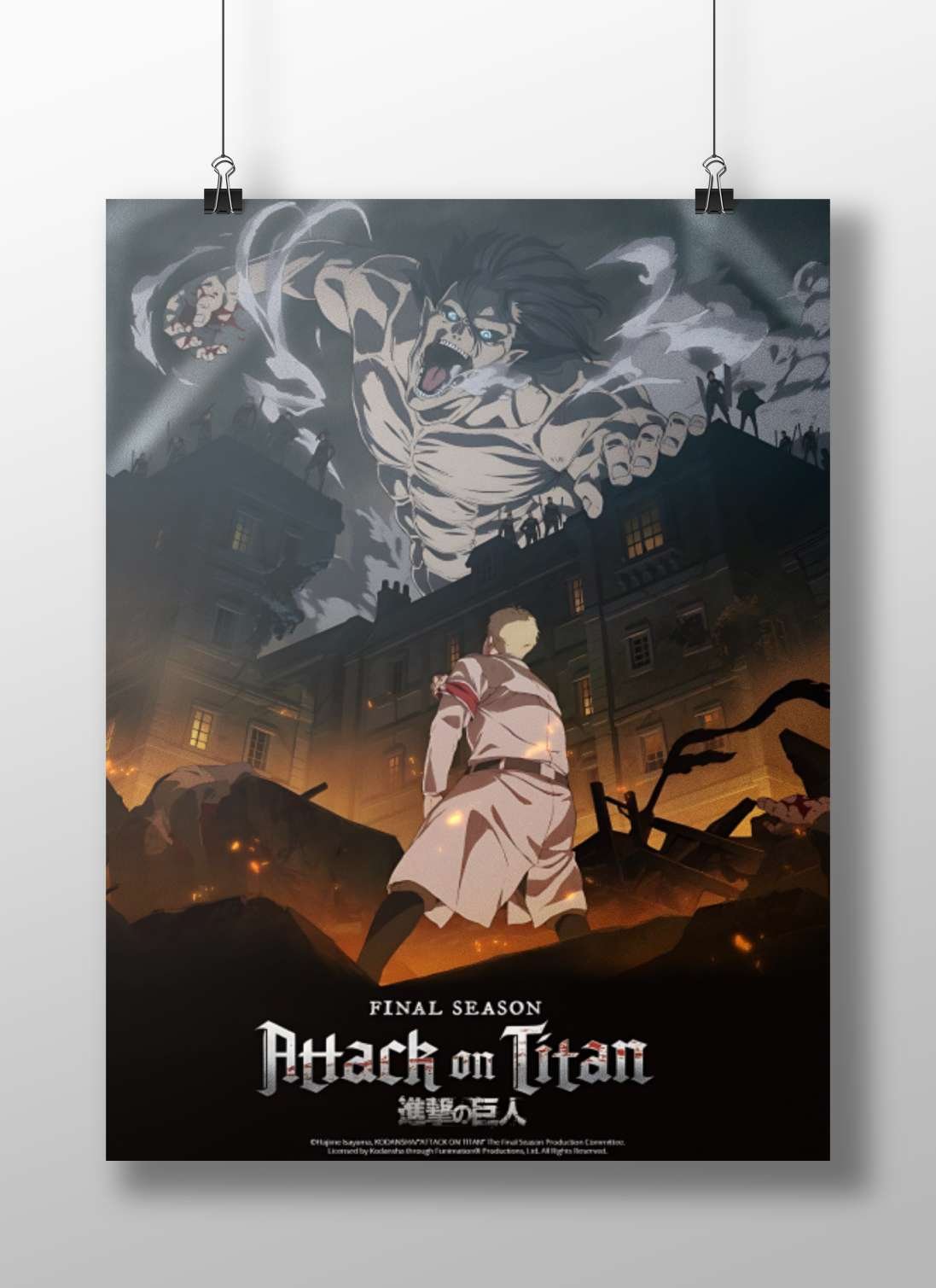 Colossal Titan (Attack on Titan) Eren Yeager - Colossal Titan Poster