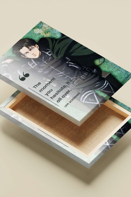 Levi Ackerman from Attack on Titan Levi Ackerman - Heroic Commander Poster