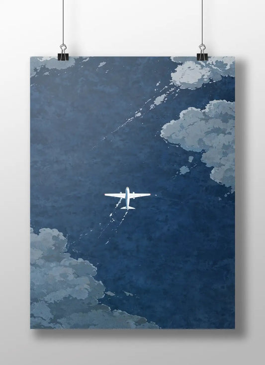 Above the Clouds – Airplane Aesthetic Sky Art for Travel Inspiration