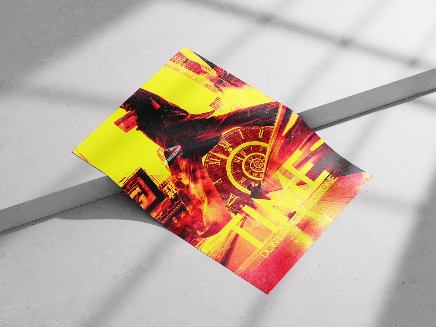"TIME Don't Wait For Anyone" - Urban Temporal Art Print