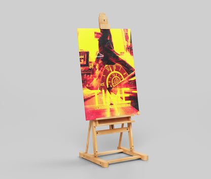 "TIME Don't Wait For Anyone" - Urban Temporal Art Print