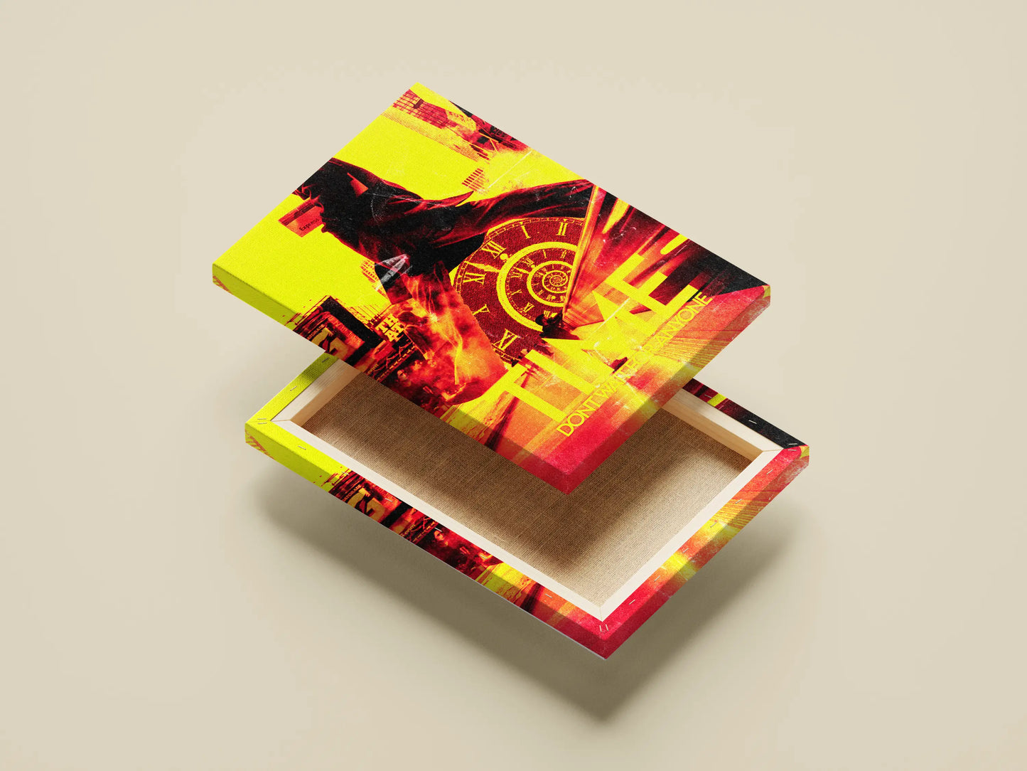 "TIME Don't Wait For Anyone" - Urban Temporal Art Print