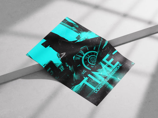 "TIME Don't Wait For Anyone" - Urban Temporal Art Print
