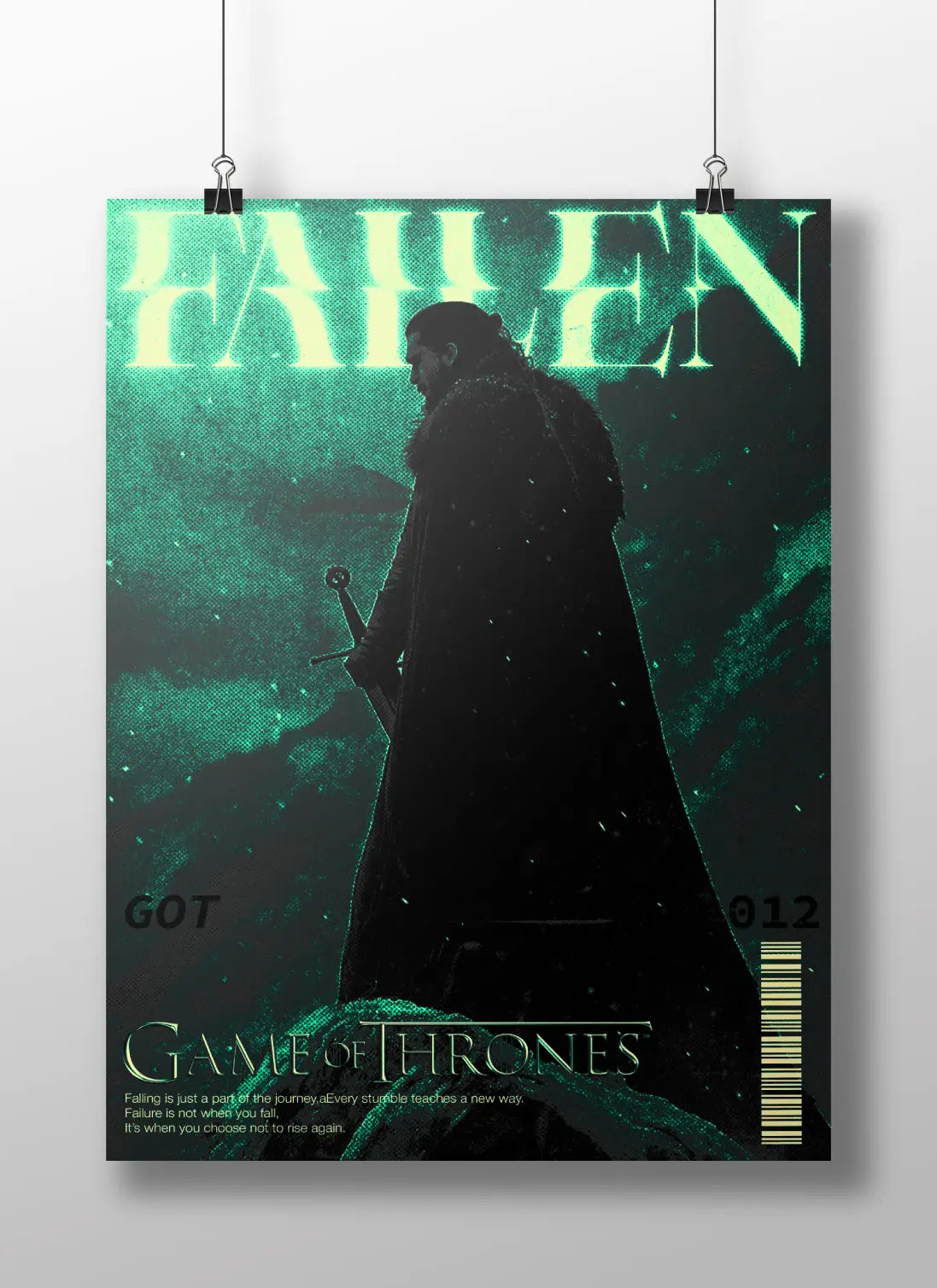 Game of Thrones "Fallen" - The Night's Watch King Art