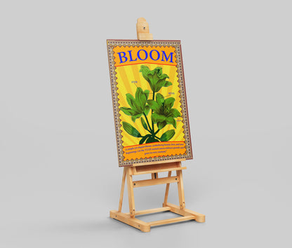 "BLOOM" - Vintage Botanical Tulip Art Print