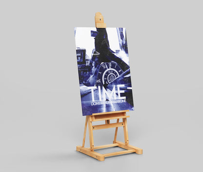 "TIME Don't Wait For Anyone" - Urban Temporal Art Print