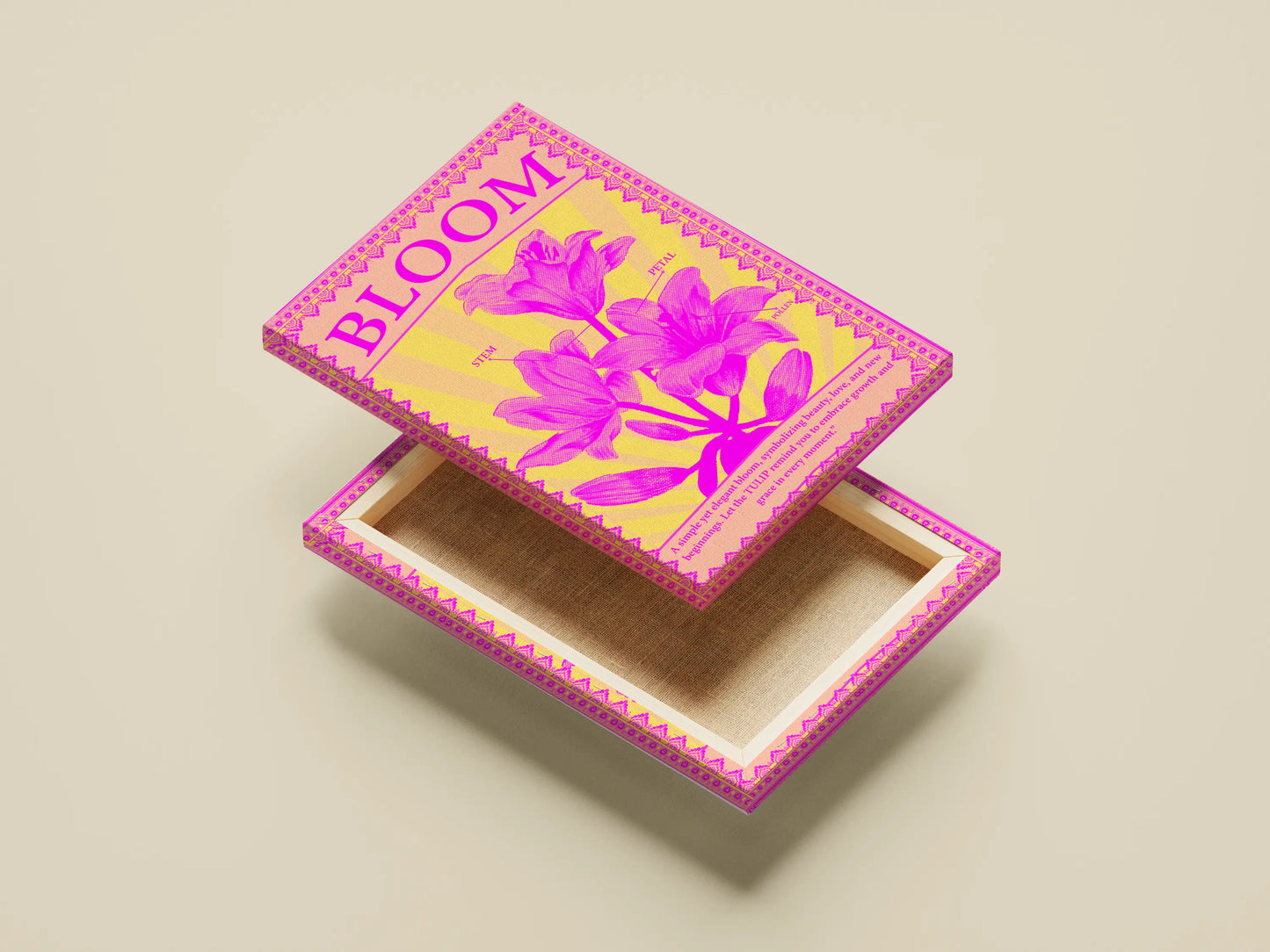 "BLOOM" - Vintage Botanical Tulip Art Print