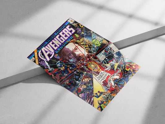 Avengers: Endgame Retro Comic Art – Marvel’s Epic Finale Tribute