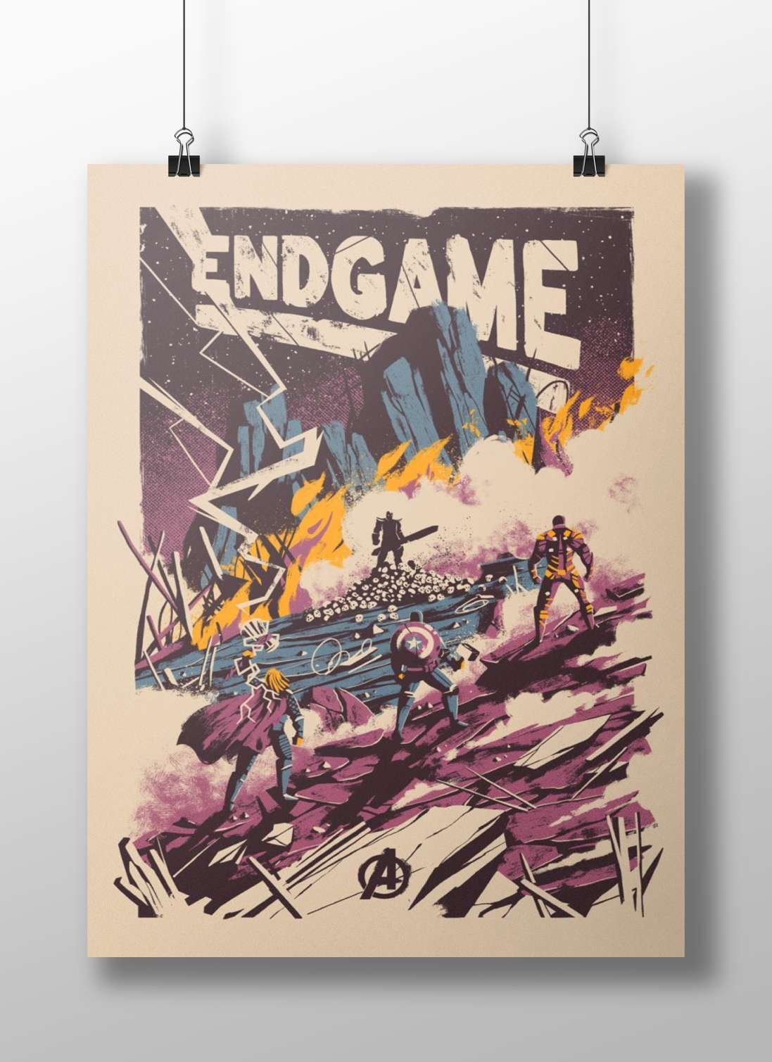 Avengers characters from Marvel's Avengers: Endgame Main Subject: Avengers characters from Marvel's Avengers: Endgame Matte