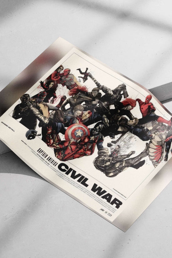 Marvel's Civil War characters (e.g., Captain America, Iron Man) from the Marvel Comics franchise, confirmed