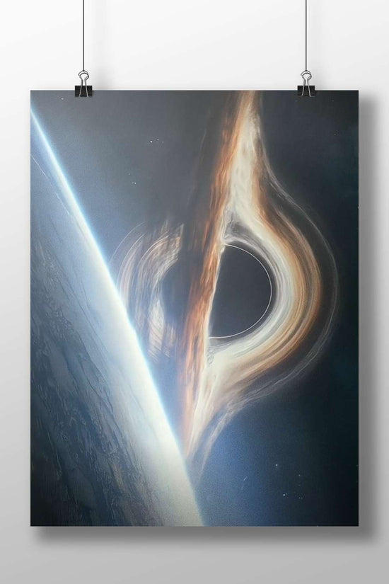 Black hole Main Subject: Black hole Matte BoizzBoard rigid print — Art wall art India | PosterBoizz