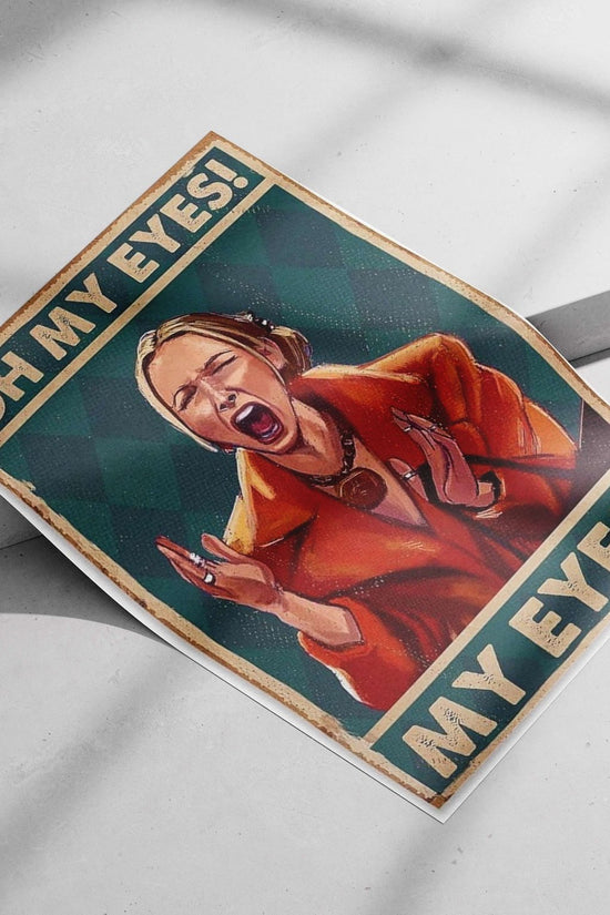 Pam Beesly from *The Office* (US) Main Subject: Pam Beesly from *The Office* (US) Matte poster print — Hollywood wall art