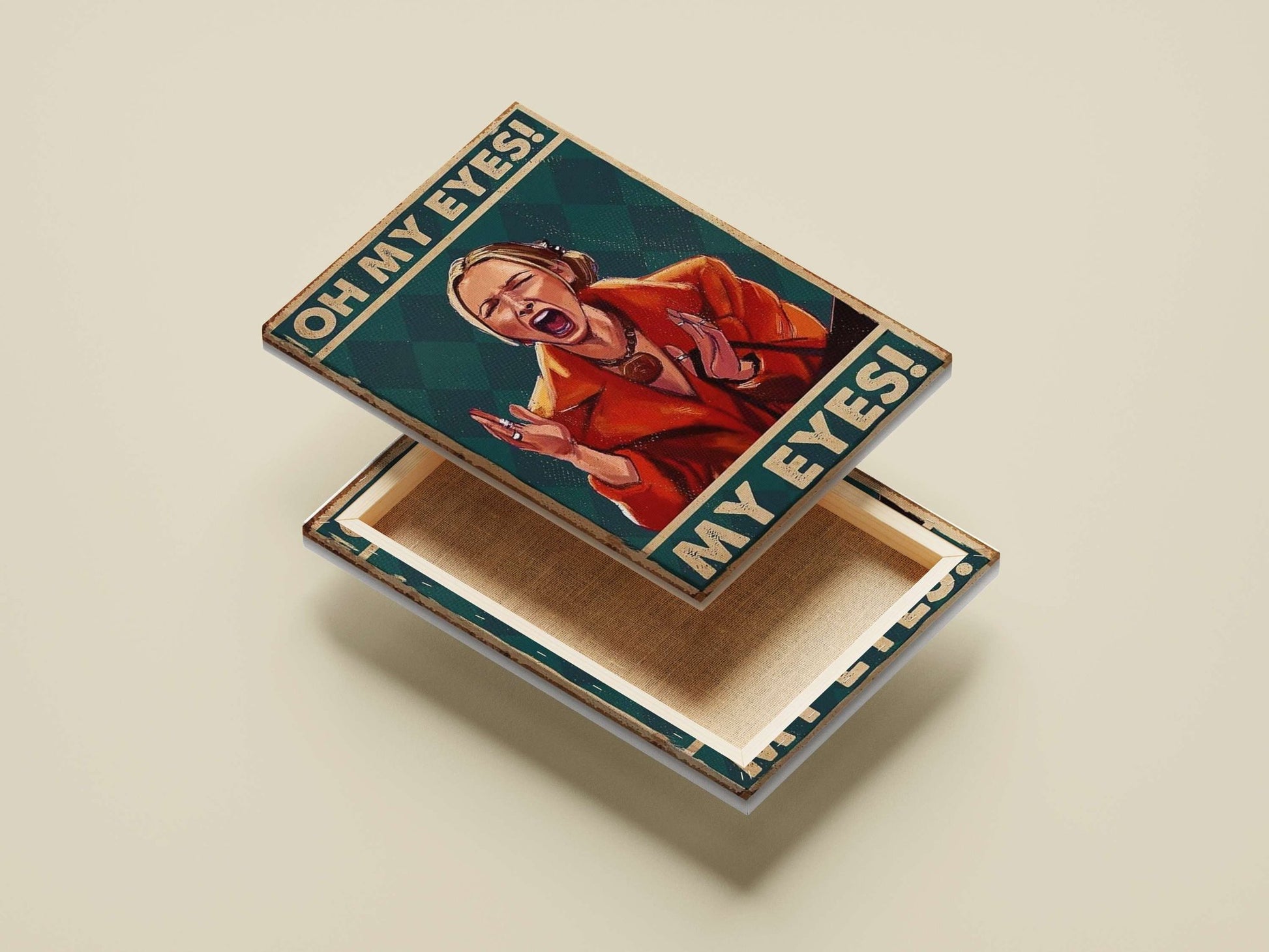 Pam Beesly from *The Office* (US) Main Subject: Pam Beesly from *The Office* (US) Canvas wall art — Hollywood wall art India