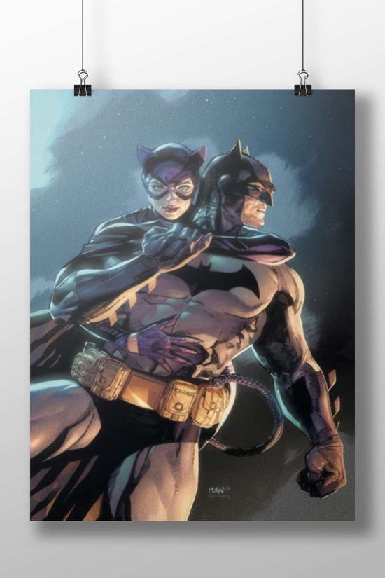 Batman (Bruce Wayne) and Catwoman (Selina Kyle) from DC Comics Batman & Catwoman - Noir