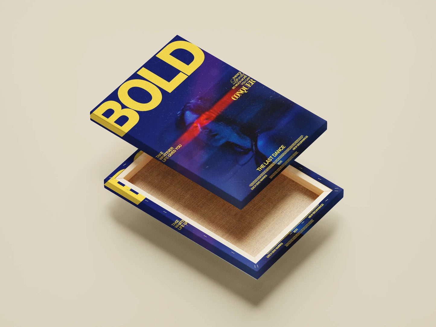 "BOLD: The Last Dance" Motivational Cyberpunk Art Poster