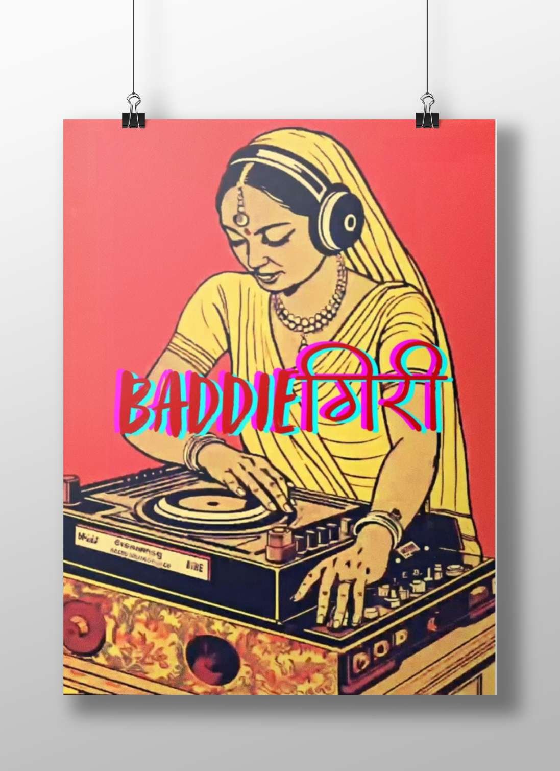 Baddie Guri Main Subject: Baddie Guri Matte BoizzBoard rigid print — Bollywood wall art India | PosterBoizz