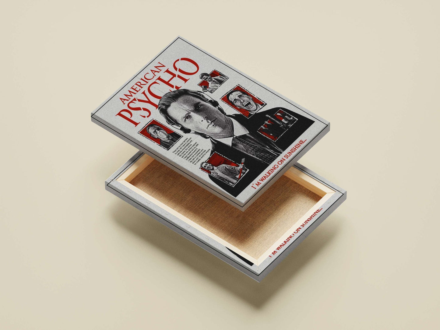 American Psycho (film franchise) Main Subject: American Psycho (film franchise) Canvas wall art — Bollywood wall art India |