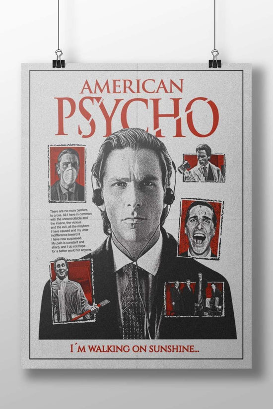 American Psycho (film) Main Subject: American Psycho (film) Matte BoizzBoard rigid print — Bollywood wall art India |