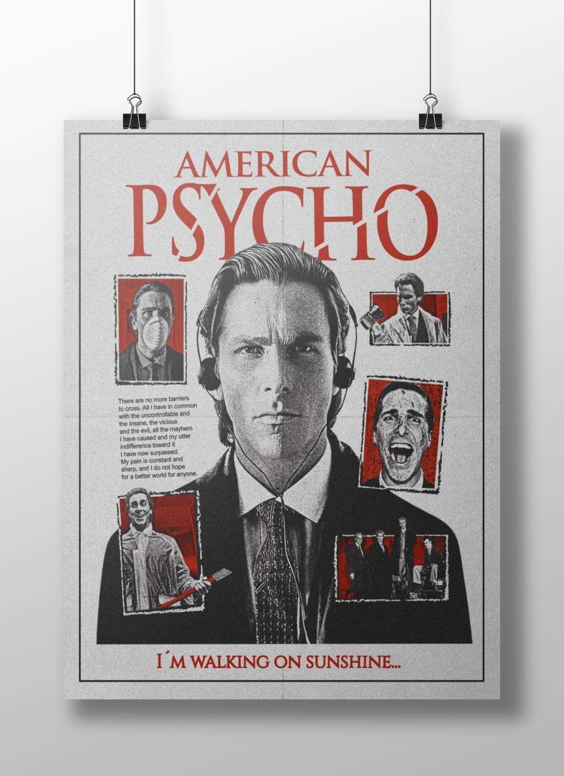 American Psycho (film franchise) Main Subject: American Psycho (film franchise) Matte BoizzBoard rigid print — Bollywood