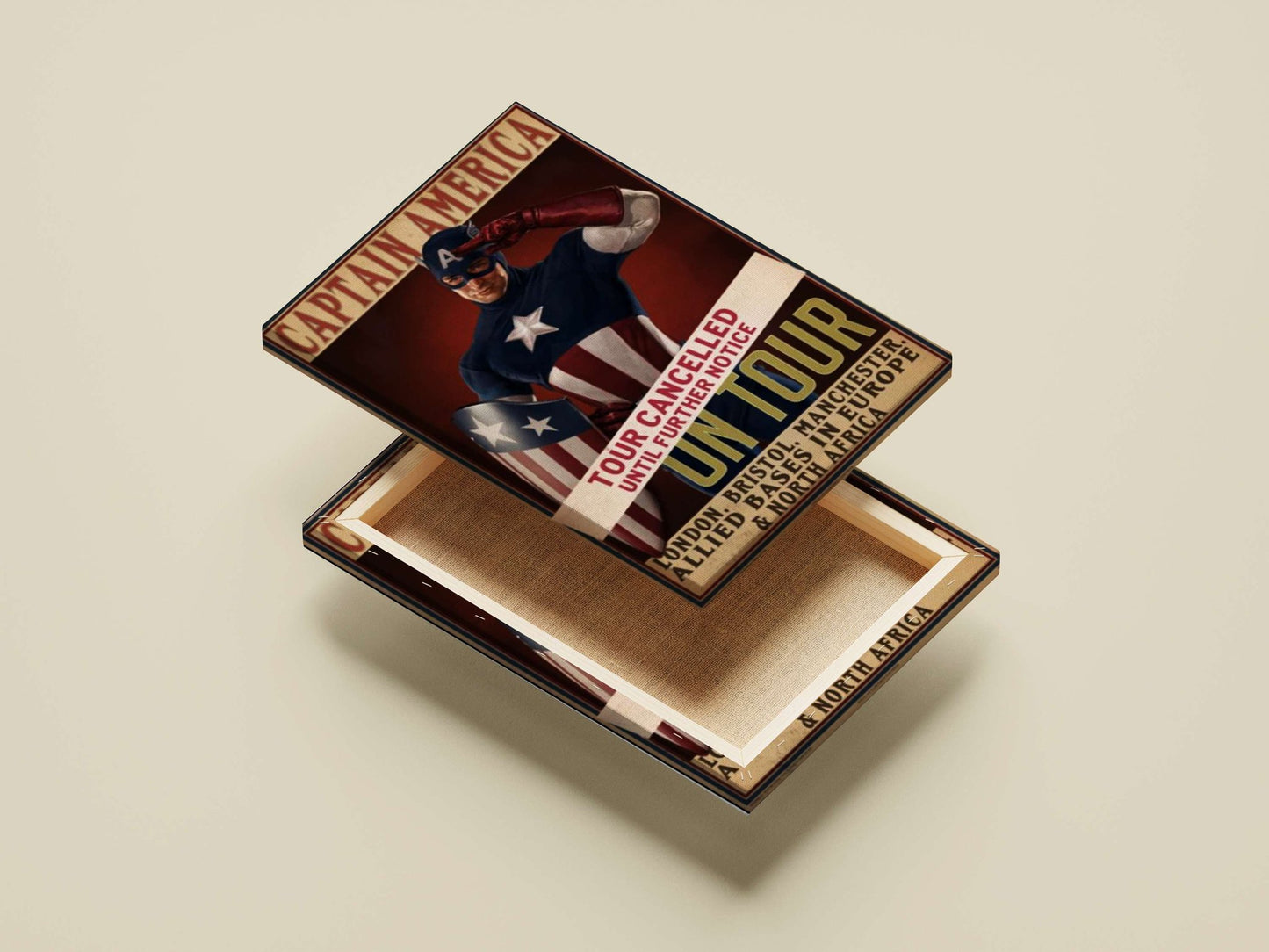 Captain America (Marvel franchise character) Main Subject: Captain America (Marvel franchise character) Canvas wall art —