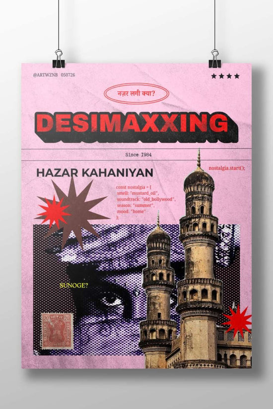 Hazar Kahaniyan and Desimaxxing branding Main Subject: Hazar Kahaniyan and Desimaxxing branding Matte BoizzBoard rigid print