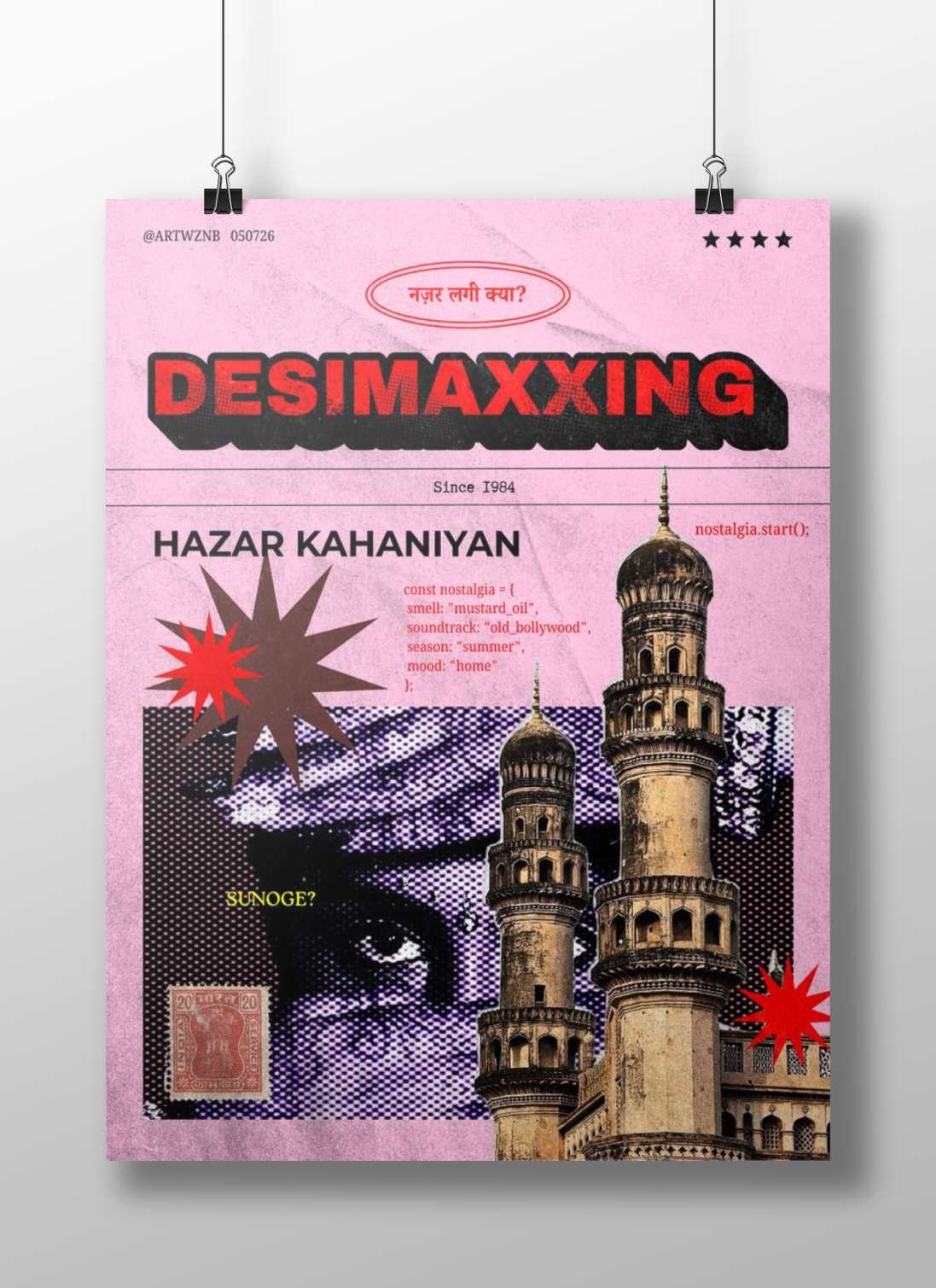 Hazar Kahaniyan and Desimaxxing branding Main Subject: Hazar Kahaniyan and Desimaxxing branding Matte BoizzBoard rigid print