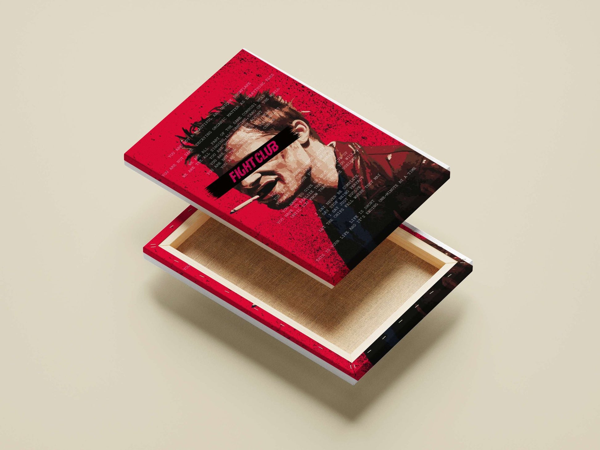 Fight Club (franchise) Main Subject: Fight Club (franchise) Canvas wall art — Hollywood wall art India | PosterBoizz